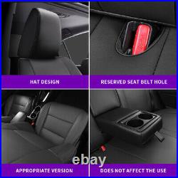 For 2013-2018 Toyota RAV4 Full Set PU Leather Car 5 Seat Cover Front & Rear