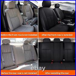 For 2014-2015 Nissan Altima S, SV Car 5 Seat Covers Front And Rear Back Cushions