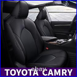 For 2018-2022 Toyota Camry XLE XSE Car 5-Seat Covers Front Rear Back Seat Covers