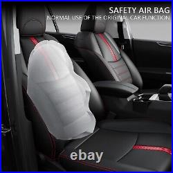 For 2019-2024 Toyota RAV4 Hybrid(Non XSE) Seat Cover PU Car Seat Protector