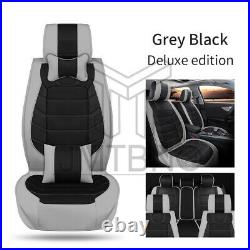 For Acura TSX TLX TL Car Seat Cover Cushions PU Leather Front Rear Full Set US