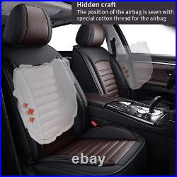 For Audi Car Seat Cover Full Set/Front Deluxe PU Leather 2/5-Seat Protector Auto