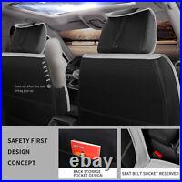 For Cadillac DTS STS XTS PU Leather Car Seat Cover Cushion Backrest 2-Seat 5Seat