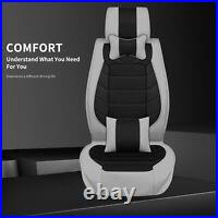 For Cadillac DTS STS XTS PU Leather Car Seat Cover Cushion Backrest 2-Seat 5Seat