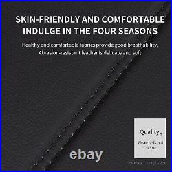 For Cadillac XT5 XT4 Black Full Set 5 Seat Cover Cushion with Pillows Front & Rear