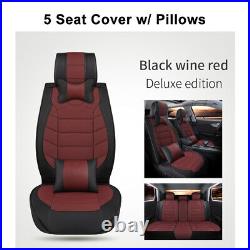 For Chevrolet Camaro Curze 5-Seat 2-Seat Car Seat Cover PU Cushion with Pillows