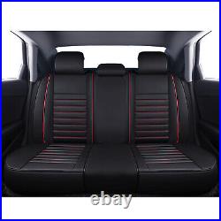 For Chevy Camaro Luxury Leather Car Seat Cover Full Set 5Seat Front Rear Cushion