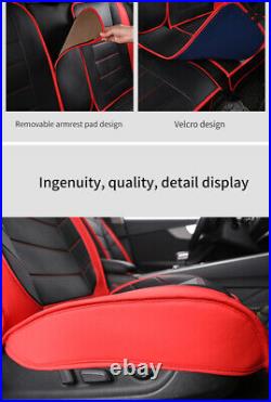 For Dodge Ram 1500 2500 09-21 Leather Car Seat Cover 5 Seat Full Set Front Rear