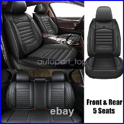 For Ford Car 5-Seat Covers Waterproof Leather Front & Rear Full Set Cushion NEW