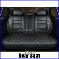 For Ford Car 5-Seat Covers Waterproof Leather Front & Rear Full Set Cushion NEW