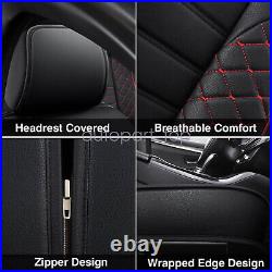 For Ford Car 5-Seat Covers Waterproof Leather Front & Rear Full Set Cushion NEW