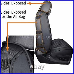 For Ford Car 5-Seat Covers Waterproof Leather Front & Rear Full Set Cushion NEW