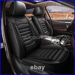 For Ford Car 5-Seat Covers Waterproof Leather Front & Rear Full Set Cushion NEW