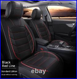For Ford Escape 2002-2019 5 Seat Covers Full Set Front & Rear Black PU Leather