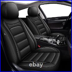 For Ford Fusion 2011-2020 Car 5 Seat Cover Cushion Full Set Faux Leather Black