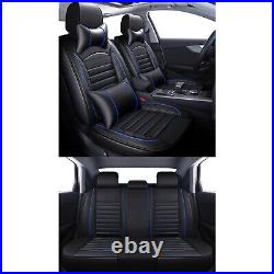 For Ford Mustang 5 Seat Luxury Leather Red Car Seat Cover Full Set Front & Rear