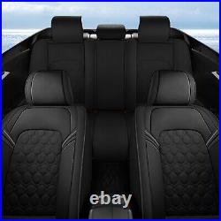 For GMC Terrain 2010-2024 Car 2/5 Seat Covers Faux Leather Cushion Pu Leather