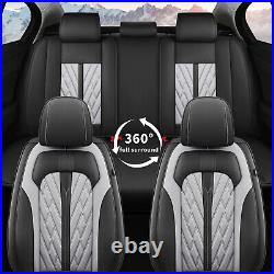 For HYUNDAI KONA 2018-2024 PU Leather 5-Seat Car Seat Cover Full Set Cushion