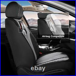 For HYUNDAI KONA 2018-2024 PU Leather 5-Seat Car Seat Cover Full Set Cushion