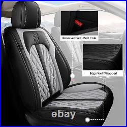 For HYUNDAI KONA 2018-2024 PU Leather 5-Seat Car Seat Cover Full Set Cushion