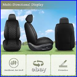 For HYUNDAI Santa Fe 2009-2018 Car 5-Seat Cover Full Set PU Leather Protector