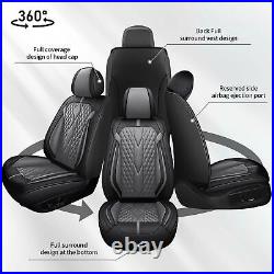 For Honda Accord 2007-2017 5-Sits Seat Cover Car Cushion Pad PU Leather Full Set