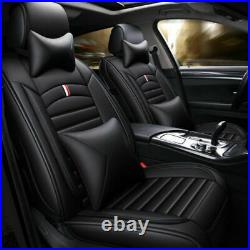 For Honda Accord Car 5-Seats Seat Leather Seat Cover Pillows Protector Full Set