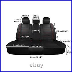 For Honda CR-V CRV Leather 5 Seat Car Seat Cover Full Set Front & Rear Cushion