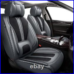 For Honda Civic 2020-2024 Car 2/5 Seat Cover Faux Leather Front+Rear Luxury Pad