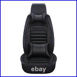 For Honda Fit Luxury Car Seat Covers Full Set Front Leather 5/2 Seat Waterproof