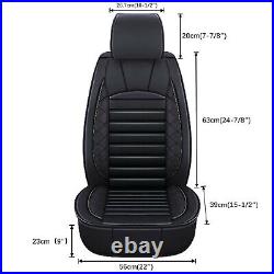 For Honda Fit Luxury Car Seat Covers Full Set Front Leather 5/2 Seat Waterproof