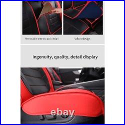 For Honda Pilot 2007-2021 Full Set PU Leather Car 5 Seat Covers Front&Rear Blue