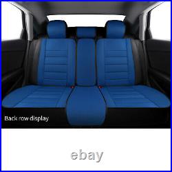 For Hyundai Santa Fe 2001+ Leather Car Seat Cover Full Set Front Rear Cushion US