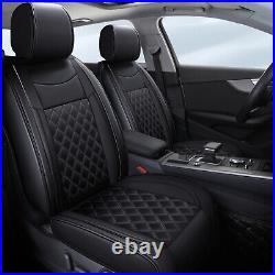 For Infiniti Car Seat Cover Full Set Luxury Leather 5-Seats Front Rear Protector