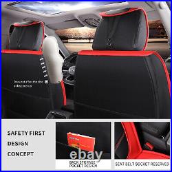 For Jeep Grand Cherokee 5-Seat Seat Cover Leather Full Set Cushion with Headrests