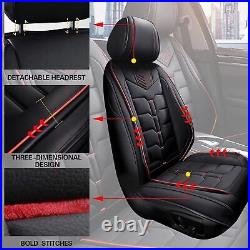 For KIA Cadenza Car Seat Cover Front+Rear Row Full Set PU Leather Cushion