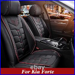 For KIA Forte 2010-2024 Car 5-Seats Front&Rear Car Seat Cover Cushion Full Set