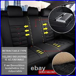 For KIA Forte 2010-2024 Car 5-Seats Front&Rear Car Seat Cover Cushion Full Set