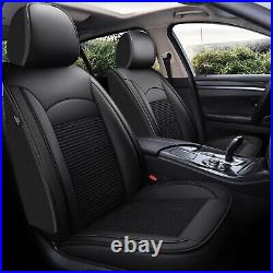 For KIA Forte 2010-2024 Faux Leather Car Seat Covers Front+Rear Cushion 5-Sits