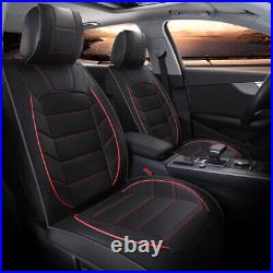 For KIA Soul 2010-2023 PU Leather Full Car Seat Covers 5-Seat Front Rear Cushion