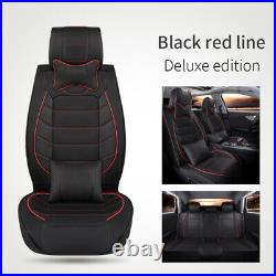 For KIA Soul 2010-2023 PU Leather Full Car Seat Covers 5-Seat Front Rear Cushion