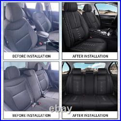 For Kia SPORTAGE 2009-2024 Car 5-Seat Cover Faux Leather Protector Full Set Pad