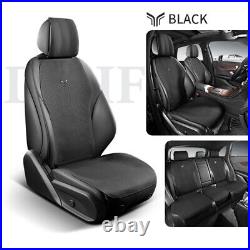 For Lexus Car Seat Cover Full Set Suede Leather 2/5-Seat Front Rear Decortion US