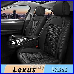 For Lexus RX350 2007-2023 5-Seat PU Leather Front&Rear Car Seat Covers Full Set