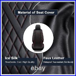 For Mitsubishi Lancer 2012-2017 Car Seat Covers Faux Leather Full Set Cushion