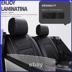 For Mitsubishi Outlander 2003-2024 Car Seat Cover Full Set Cushion PU Leather