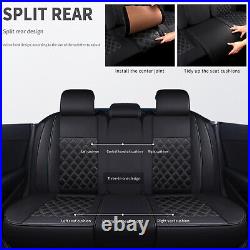 For Mitsubishi Outlander 2003-2024 Car Seat Cover Full Set Cushion PU Leather