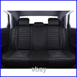 For Nissan Altima 2013-2018 Full Set 5-Seat Cover Cushion + Pillows All Black