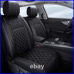 For Nissan Altima Car Seat Cover Deluxe PU Leather Full Set Front Rear 2/5-Seats