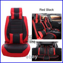 For Nissan Altima Car Seat Cover PU Leather Protector Front Rear Full Set 5-Sits